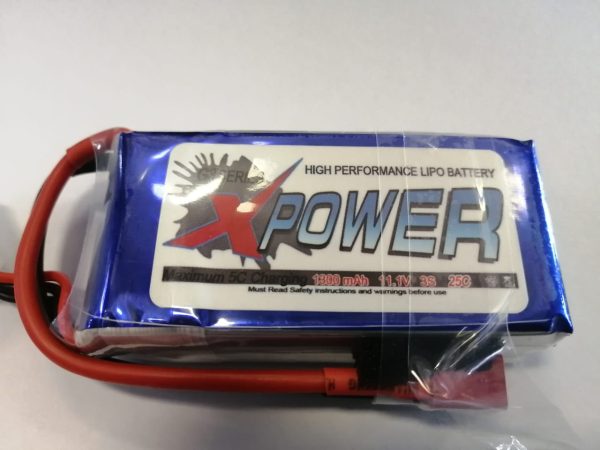 Xpower 1300mah 25c 3s 11.1V Lipo Battery