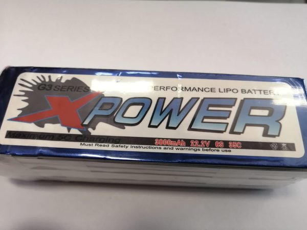 Xpower 3800mah 35c 6s 22.2V Lipo Battery