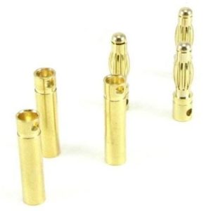 Xpower 4mm Banana Gold Connectors
