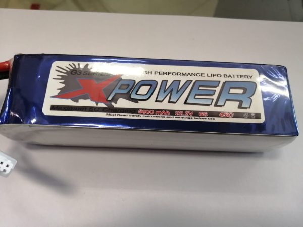 Xpower 5000mah 45c 6s 22.2V Lipo Battery