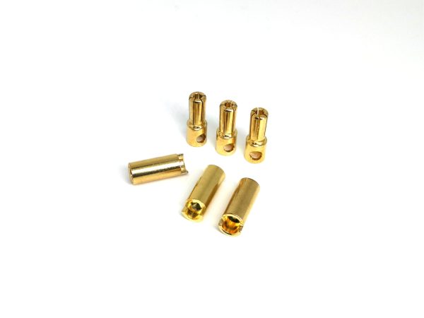 Xpower 5mm Gold Bullet Connectors