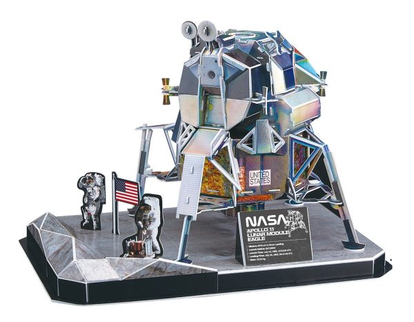 CUBICFUN NASA APOLLO 11 {LUNAR MODULE} EAGLE (93PCS) - Image 2