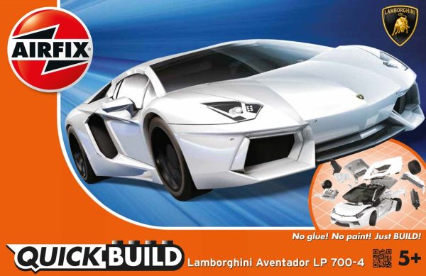 AIRFIX QUICKBUILD LAMBORGHINI AVENTADOR WHITE