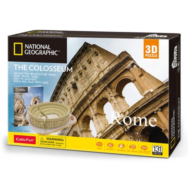 CUBICFUN NATIONAL GEOGRAPHIC THE COLOSSEUM (131PCS) - Image 7