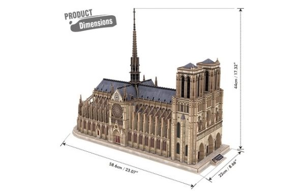 CUBICFUN NOTRE DAME DE PARIS (293PCS) - Image 6