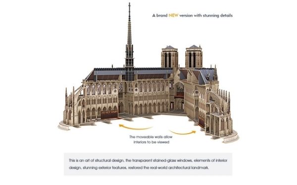 CUBICFUN NOTRE DAME DE PARIS (293PCS) - Image 7