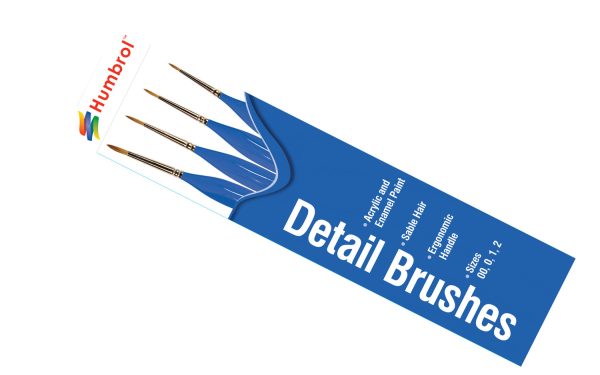 Humbrol Detail Brush Set - AG4304