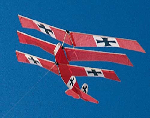 DUMAS 48" FOKKER TRIPLANE KITE KIT