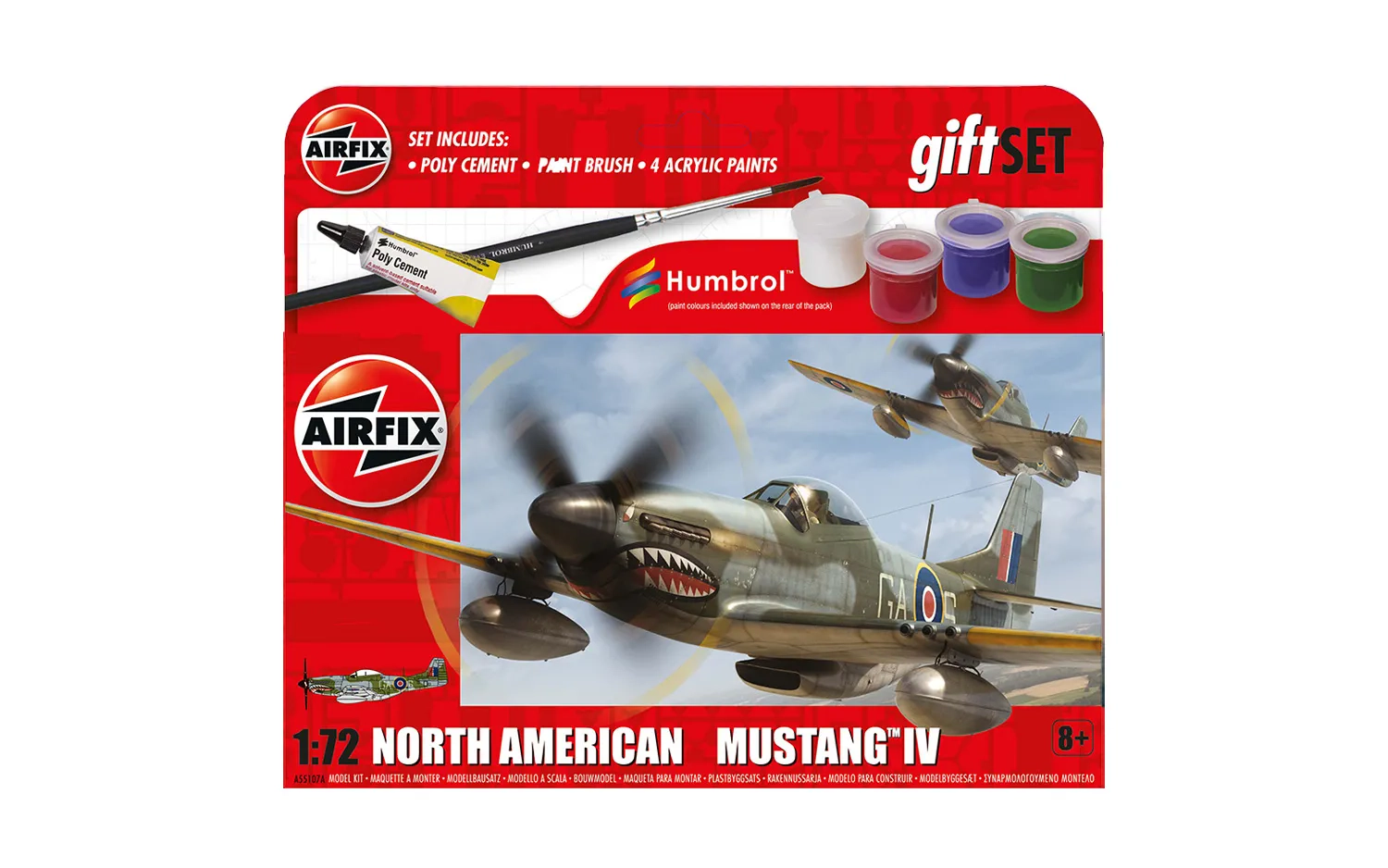 AIRFIX NORTH AMERICAN MUSTANG MK.IV HANGING GIFT SET