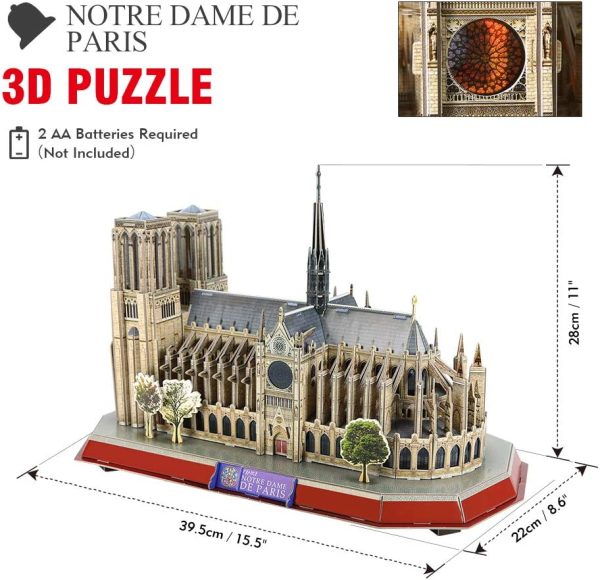 CUBICFUN LED NOTRE DAME DE PARIS (149PCS) - Image 2