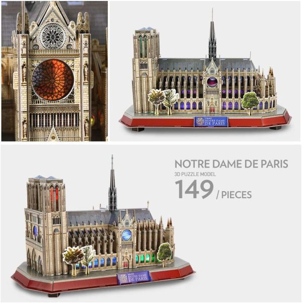 CUBICFUN LED NOTRE DAME DE PARIS (149PCS) - Image 6