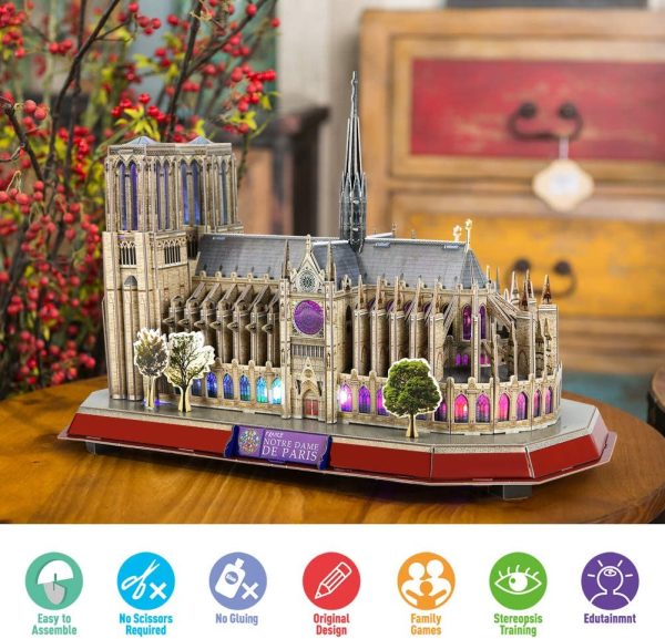 CUBICFUN LED NOTRE DAME DE PARIS (149PCS) - Image 5