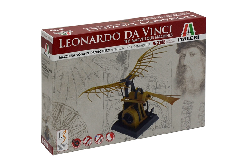 ITALERI LEONARDO DA VINCI FLYING MACHINE ORNITHOPTER