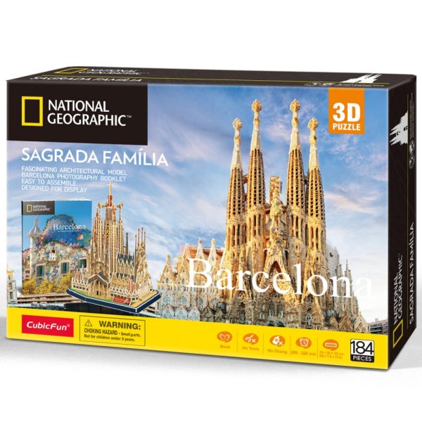 CUBICFUN NATIONAL GEOGRAPHIC SAGRADA FAMÍLIA (184PCS) - Image 2