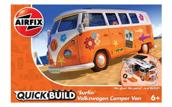 AIRFIX QUICKBUIULD 'SURFIN' VW CAMPER VAN