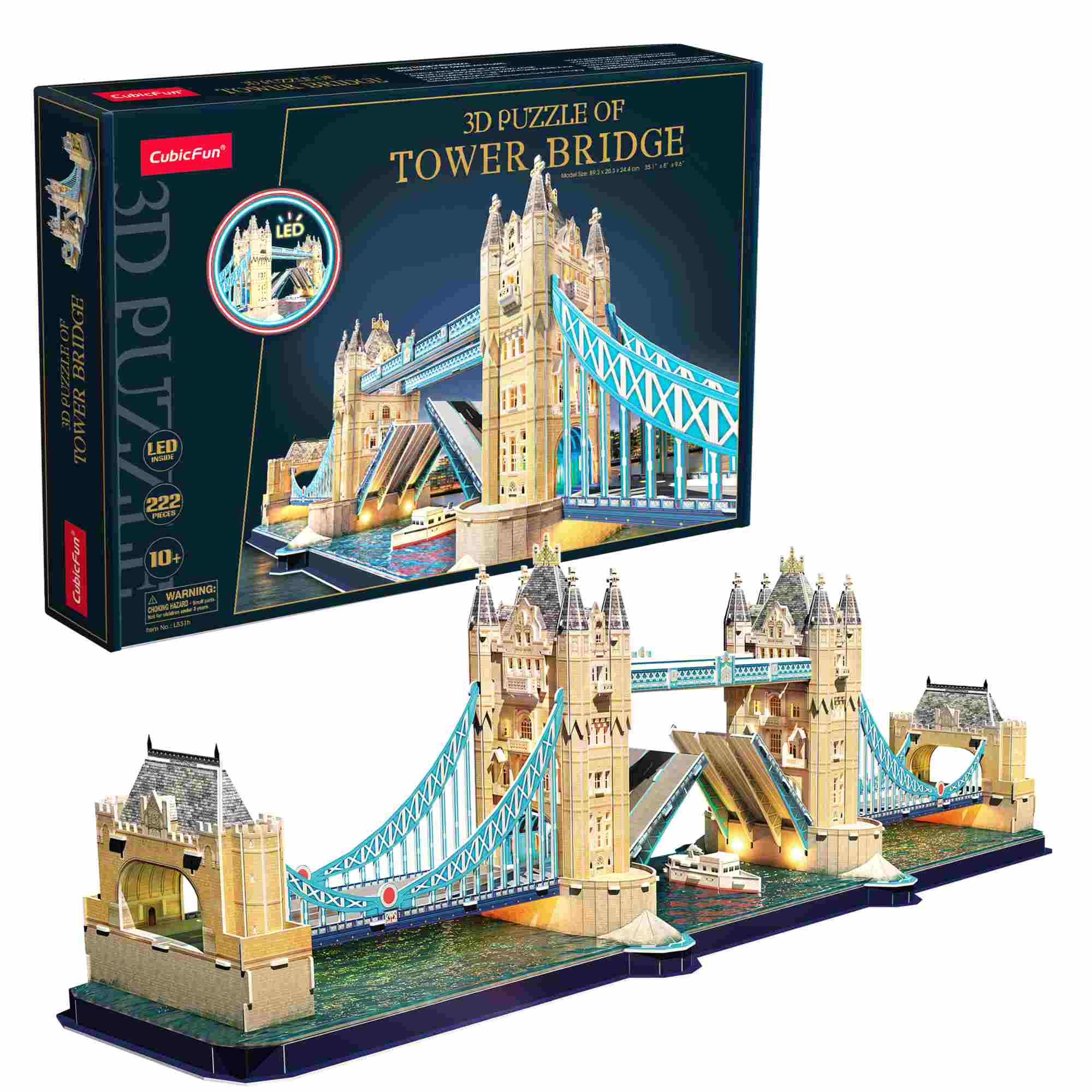 CUBICFUN TOWER BRIDGE (222PCS)