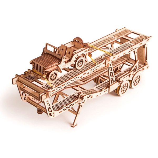 Wood Trick Car Trailer 3D Puzzle