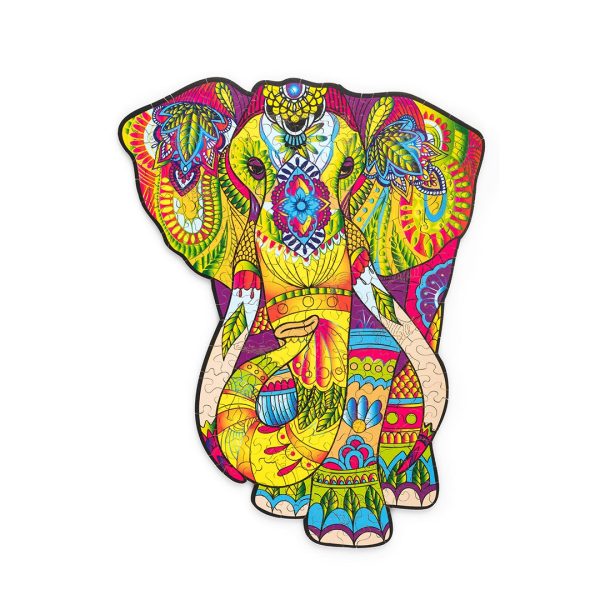 Wood Trick Splendid Elephant 2D Puzzle