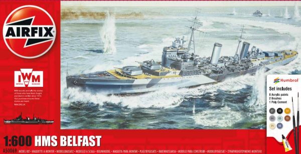 AIRFIX HMS BELFAST (INC PAINT)