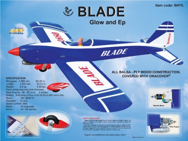 Blackhorse BLADE 46 - 55 GP/EP ARTF