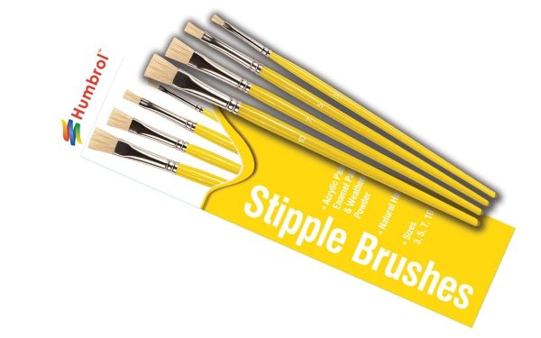 Humbrol Stipple Brush Set