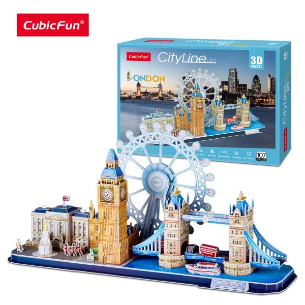 CUBICFUN CITY LINE LONDON (107PCS)