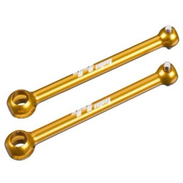 TD310386 ALUMINIUM DRIVESHAFT 44MM REAR (GOLD, 2PCS)