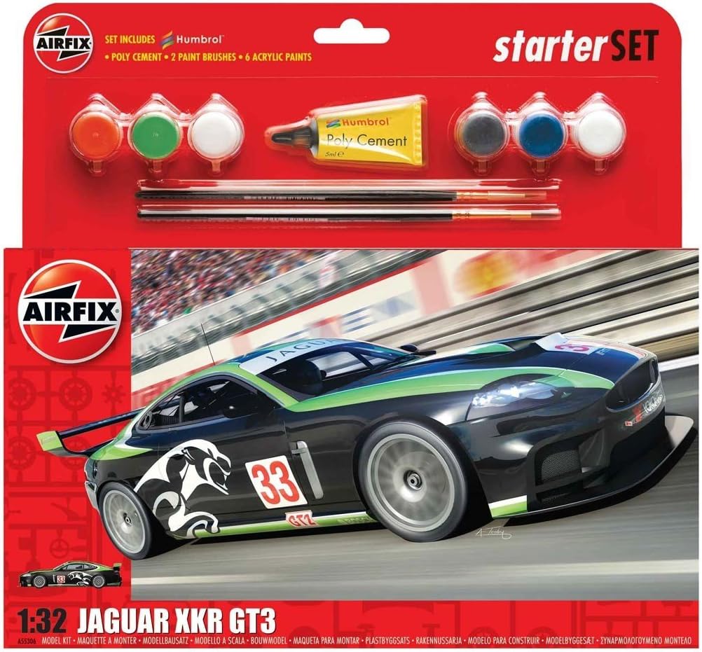 AIRFIX JAGUAR XKR GT3 STARTER SET (A55306) - Image 2