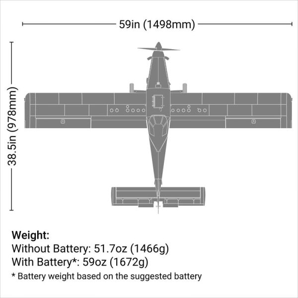 E-FLITE AIR TRACTOR 1.5M PNP - Image 24