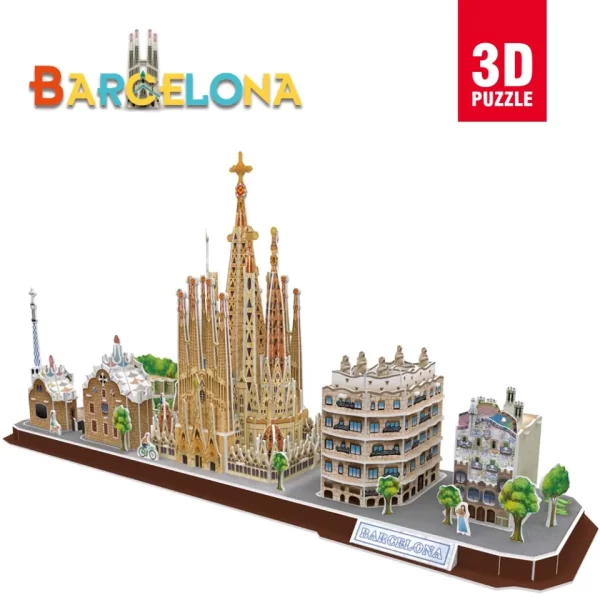 CUBICFUN CITY LINE BARCELONA (186PCS) - Image 7