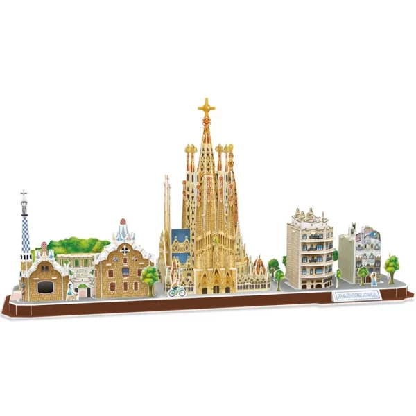 CUBICFUN CITY LINE BARCELONA (186PCS) - Image 4