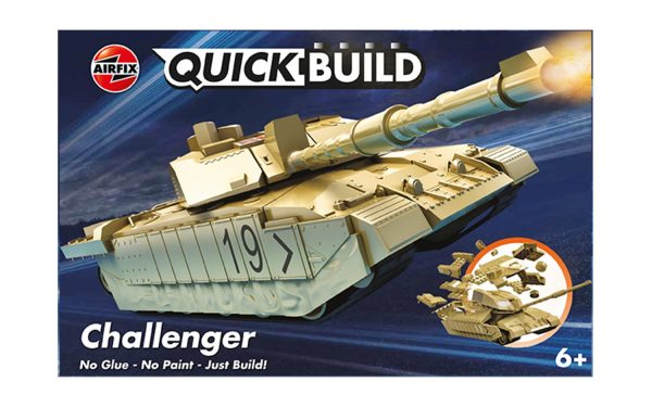 AIRFIX QUICKBUILD CHALLENGER TANK DESERT - Image 2