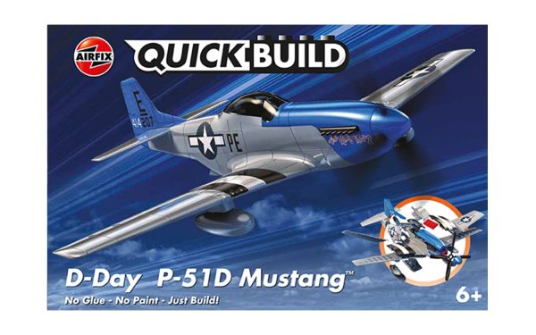 AIRFIX QUICKBUILD D-DAY P-51D MUSTANG - Image 2