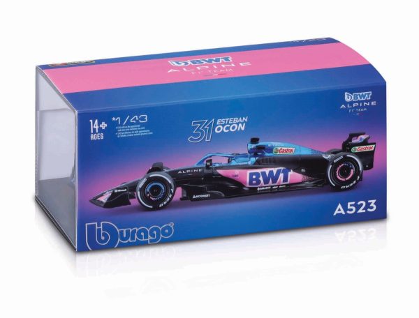 BBURAGO 1/43 BWT ALPINE F1 A523 2023 #10 PIERRE GASLY (COLLECTOR'S HARD CASE) - Image 2