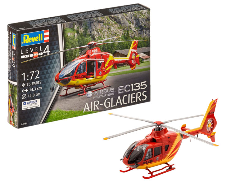 REVELL AIRBUS HELICOPTERS EC135 AIR-GLACIERS