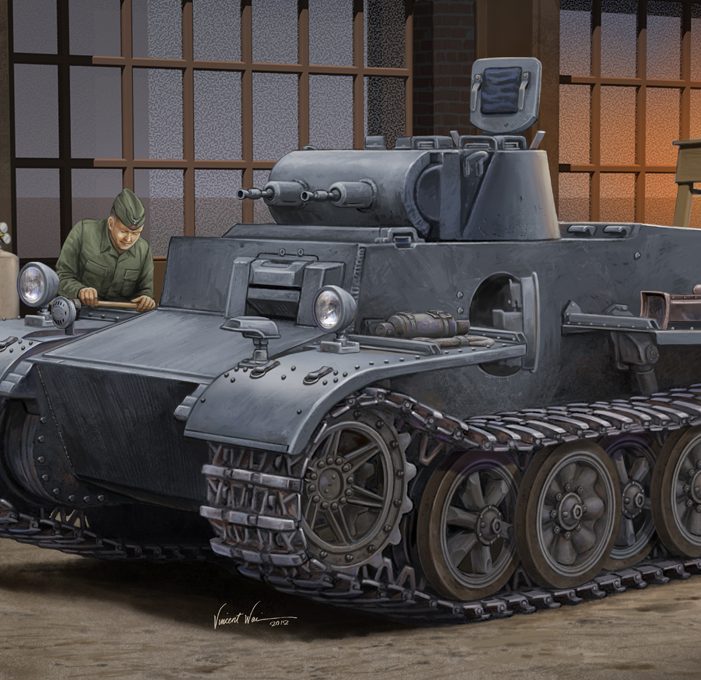 HOBBY BOSS GERMAN PZ.KPFW.1 AUS.F (VK 18.01)-EARLY