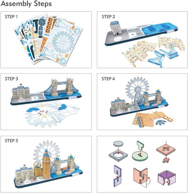 CUBICFUN CITY LINE LONDON (107PCS) - Image 6