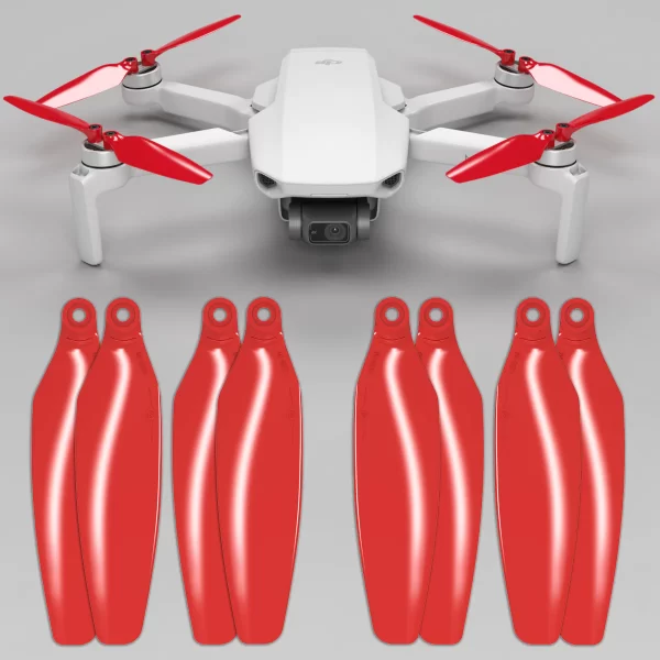 MASTER AIRSCREW MINI 2/SE STEALTH PROPELLERS (RED)