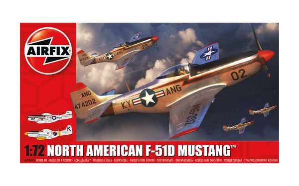 AIRFIX NORTH AMERICAN F-51D MUSTANG