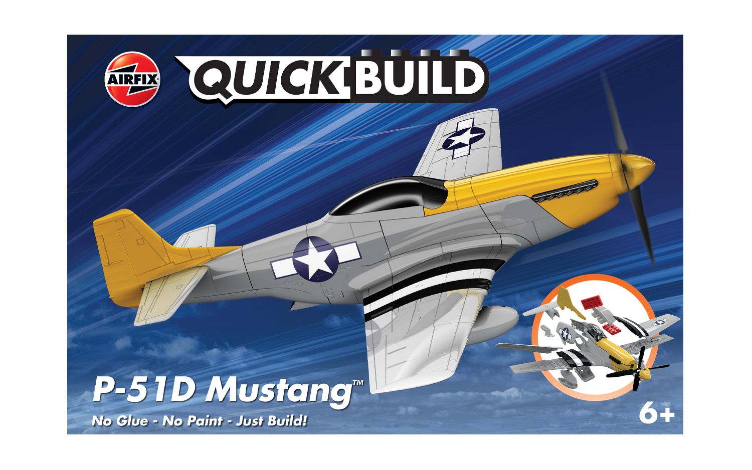 AIRFIX QUICKBUILD P-51D MUSTANG - Image 2