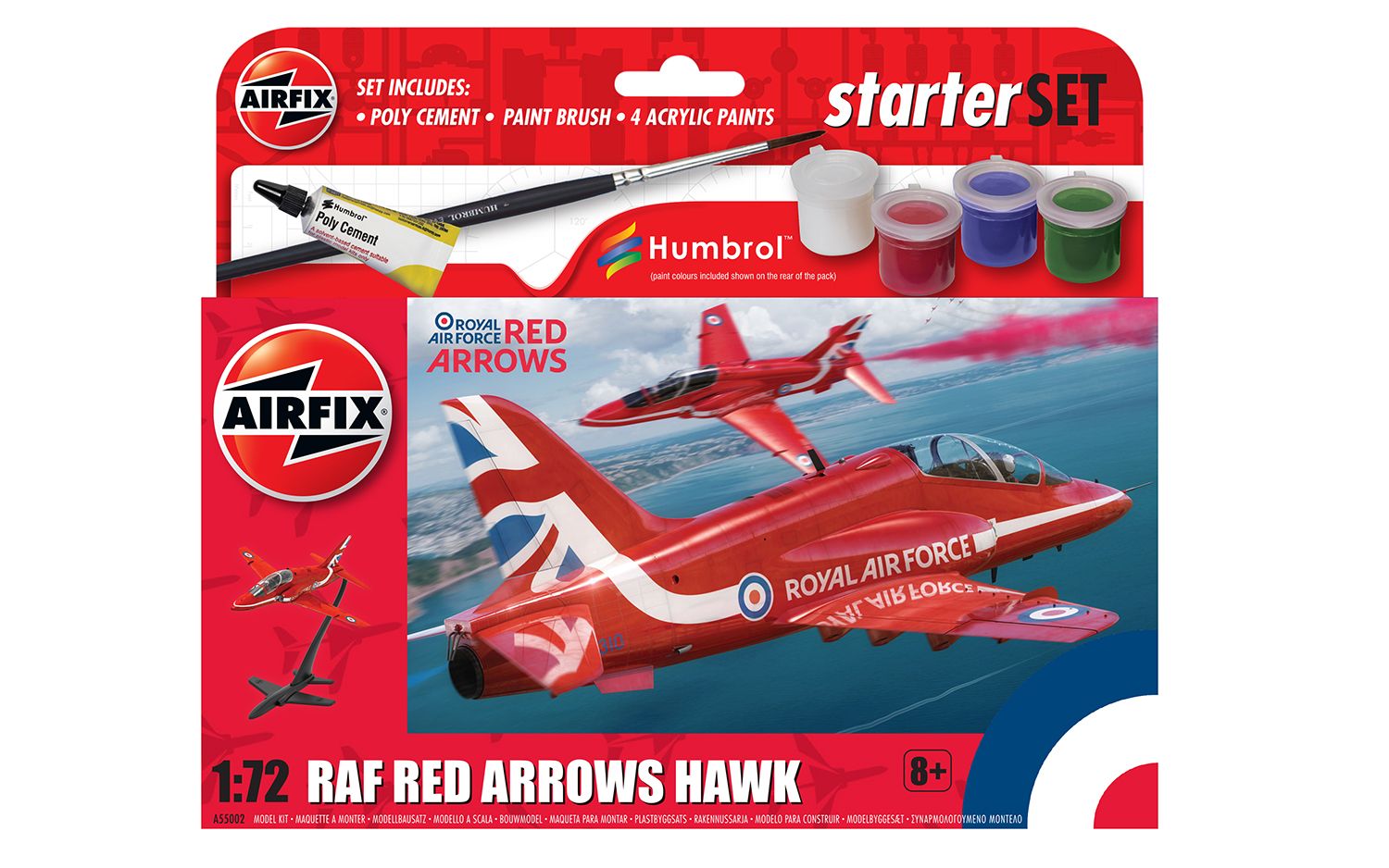 AIRFIX RAF RED ARROWS HAWK STARTER SET - Image 2