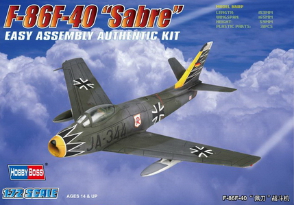 HOBBY BOSS EASY ASSEMBLY F-86F-40 "SABRE" - Image 2