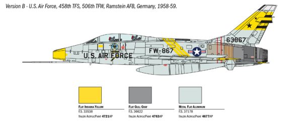 ITALERI F-100F SUPER SABRE - Image 5