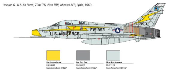 ITALERI F-100F SUPER SABRE - Image 6