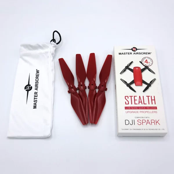 MASTER AIRSCREW SPARK STEALTH PROPELLERS (RED) - Image 2