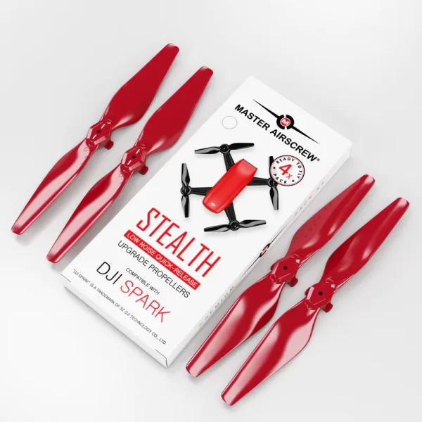 MASTER AIRSCREW SPARK STEALTH PROPELLERS (RED) - Image 6