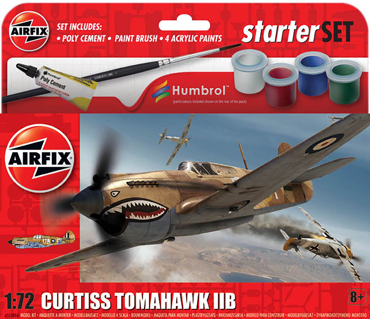 AIRFIX CURTISS TOMAHAWK IIB GIFT SET - Image 2