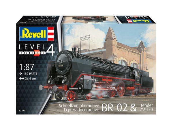 REVELL EXPRESS TRAIN LOCOMOTIVE BR 02 & TENDER 2'2'T30 - Image 7