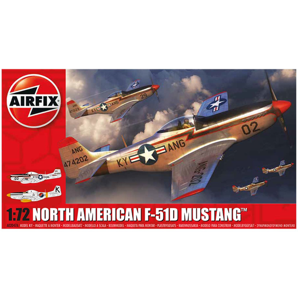 AIRFIX NORTH AMERICAN F-51D MUSTANG