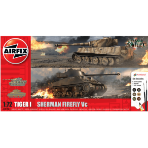 AIRFIX CLASSIC CONFLICT TIGER I VS SHERMAN FIREFLY Vc